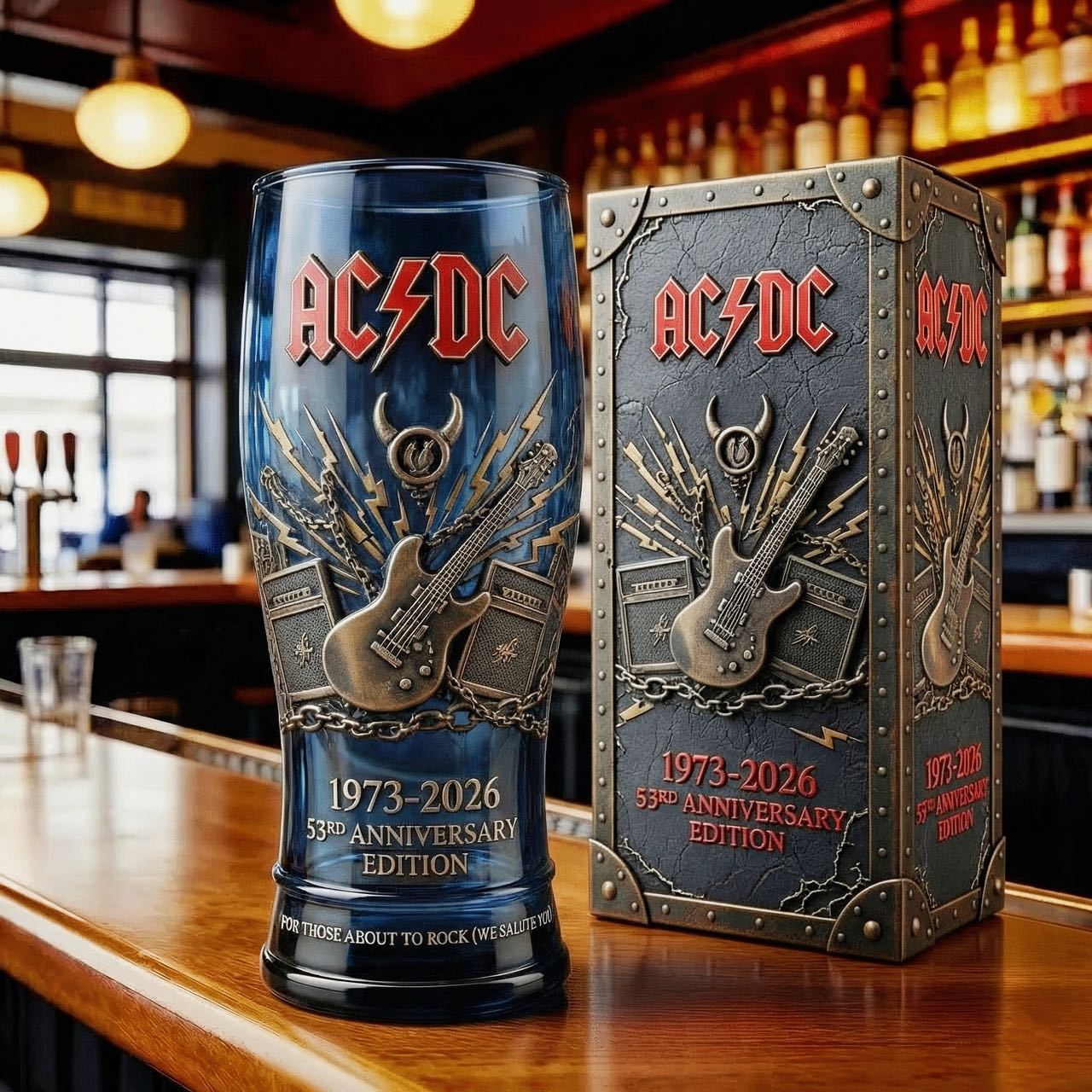 ⚡ 53rd Anniversary Rock Legacy Collector Glass