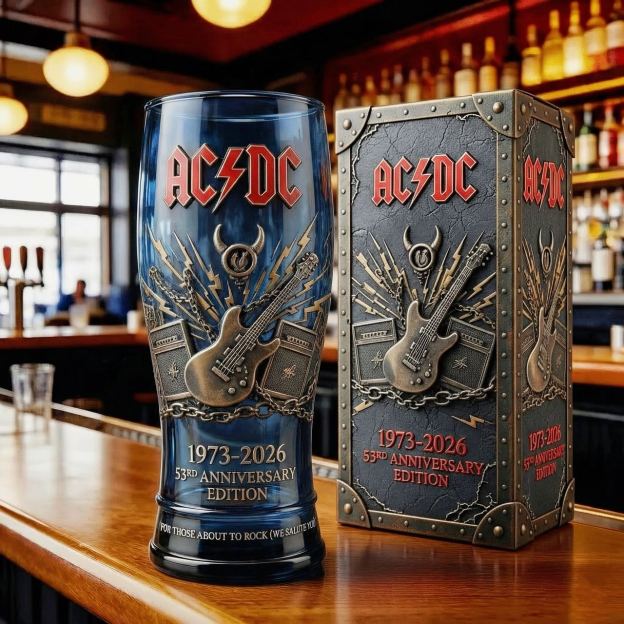 ⚡ 53rd Anniversary Rock Legacy Collector Glass