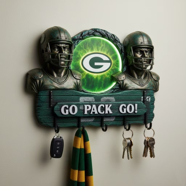 🏈🌌 Spirit Guardian Wall Key Holder 🔑