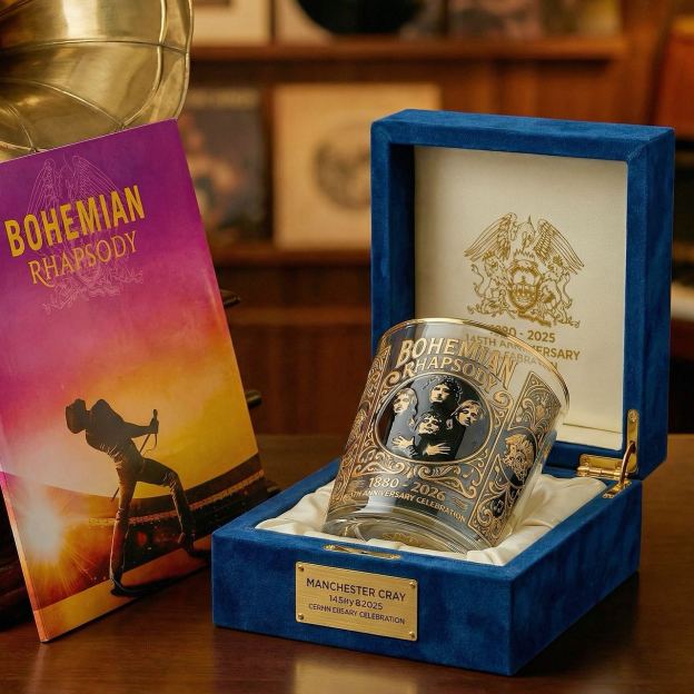 👑 Bohemian Rhapsody — Legacy Tribute Glass