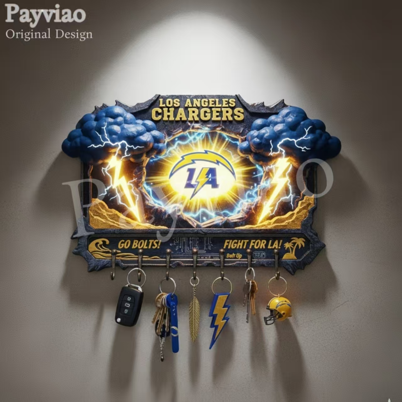 Originality Verification 🏈🌌 Spirit Guardian Wall Key Holder 🔑