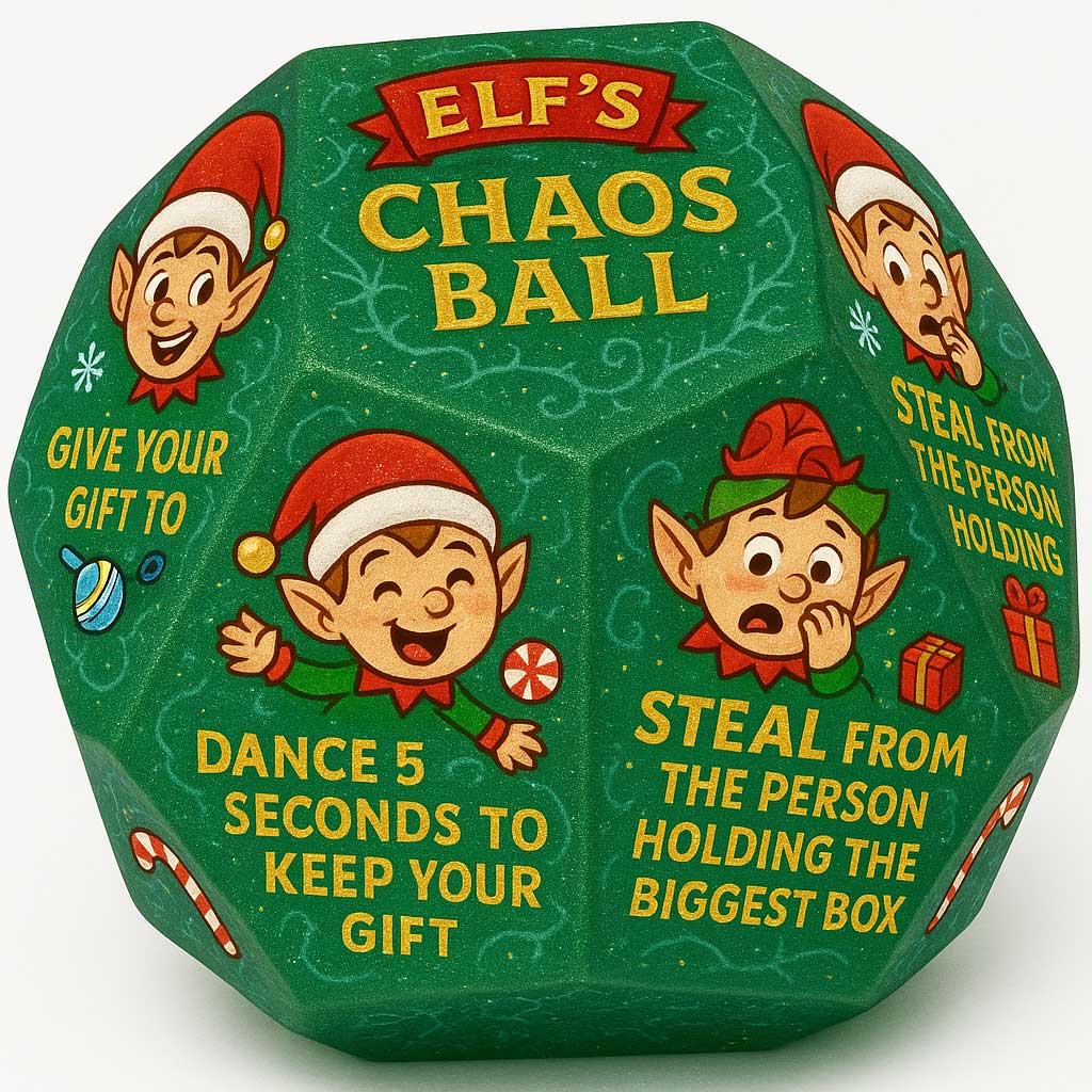 🎲 Hilarious Christmas Gift Exchange Party Game Dice