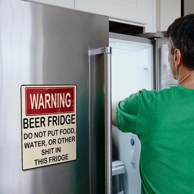 Hilarious Beer Fridge Magnet