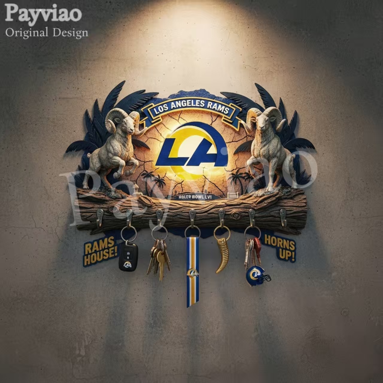 Originality Verification 🏈🌌 Spirit Guardian Wall Key Holder 🔑