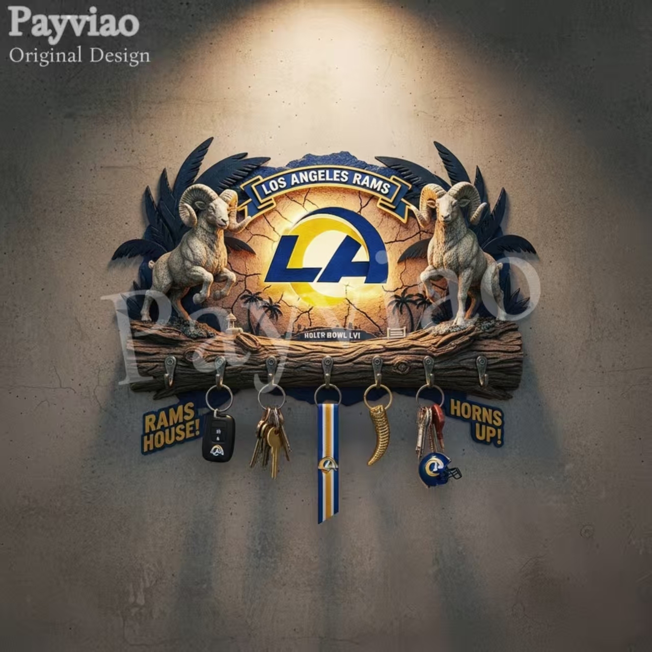 Originality Verification 🏈🌌 Spirit Guardian Wall Key Holder 🔑