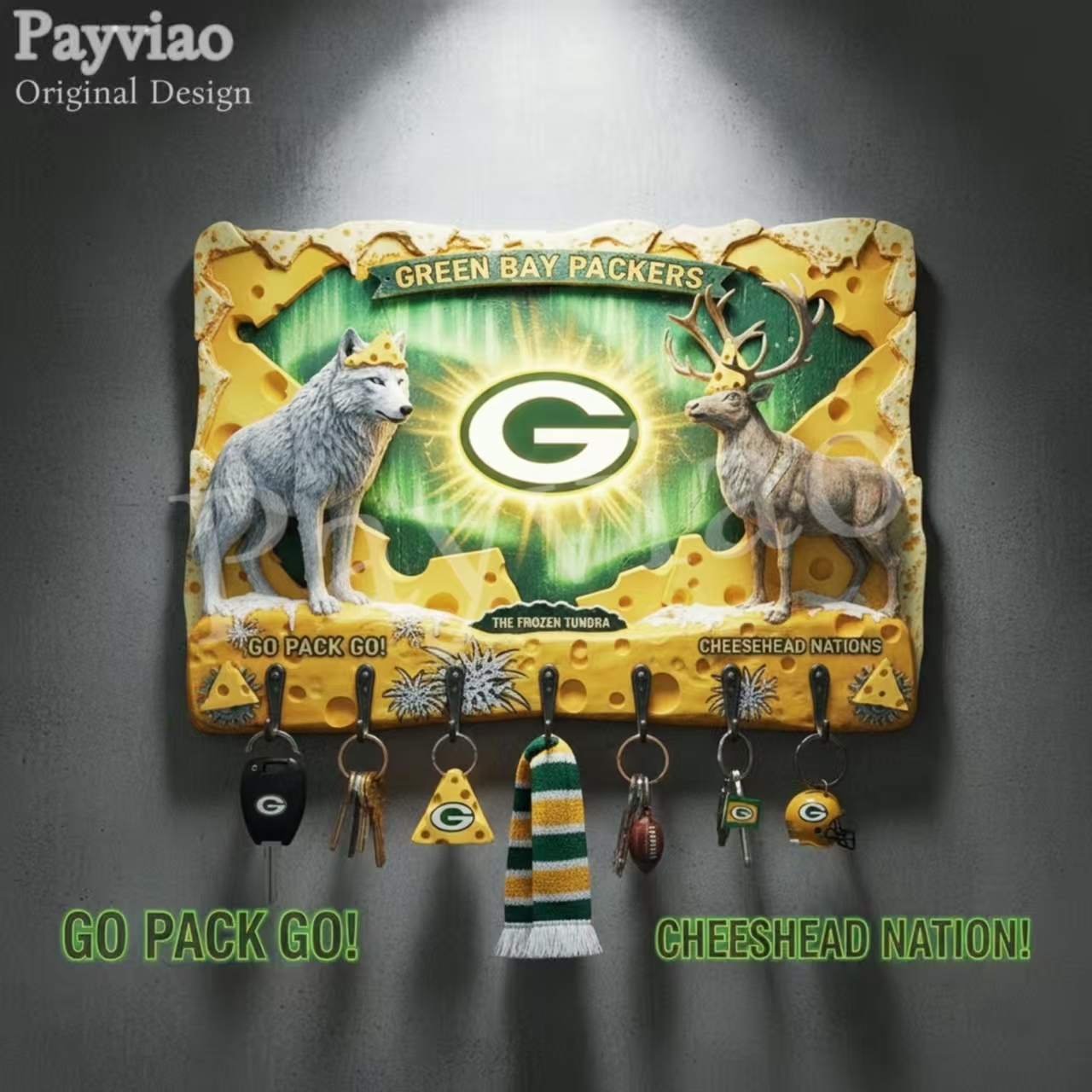 Originality Verification 🏈🌌 Spirit Guardian Wall Key Holder 🔑