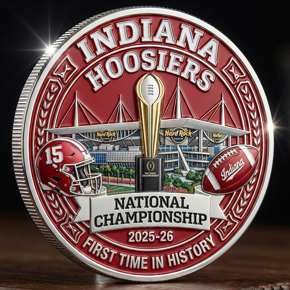 IND 2026 Historic First Ever National Championship Commemorative Coin