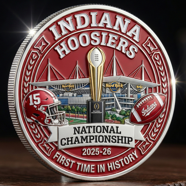 IND 2026 Historic First Ever National Championship Commemorative Coin