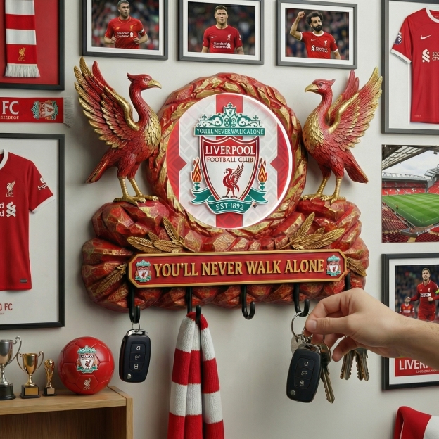 You’ll Never Walk Alone Guardian Bird Wall Key Holder