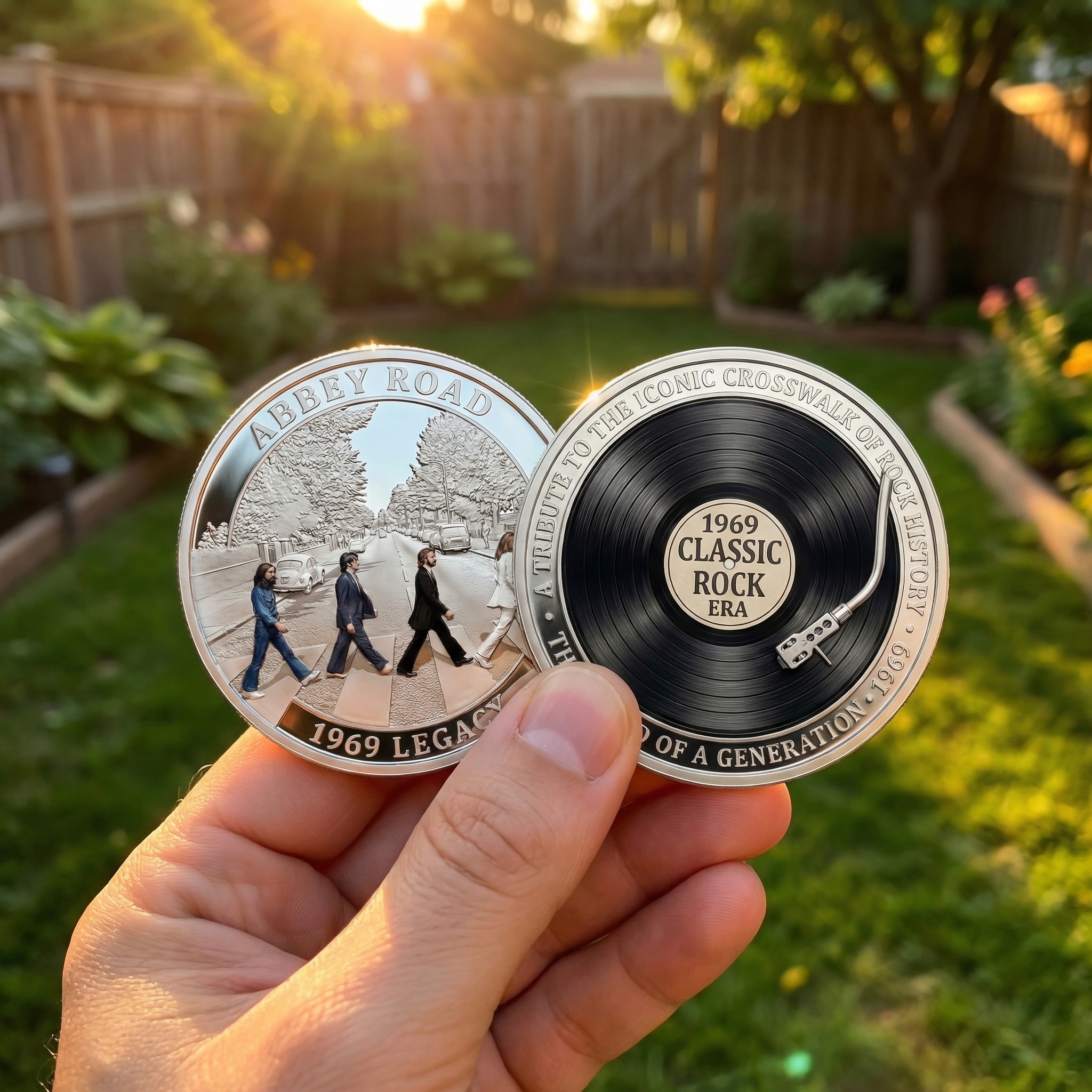 1969 Classic Rock Crosswalk Legacy Collector Coin 🎶