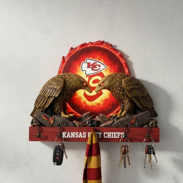 🏈🌌 Spirit Guardian Wall Key Holder 🔑