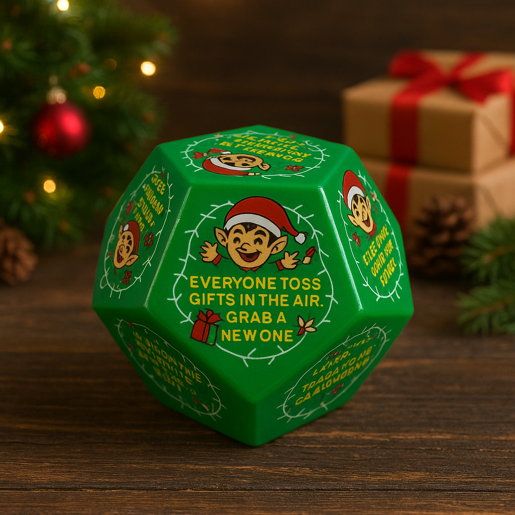 🎲 Hilarious Christmas Gift Exchange Party Game Dice