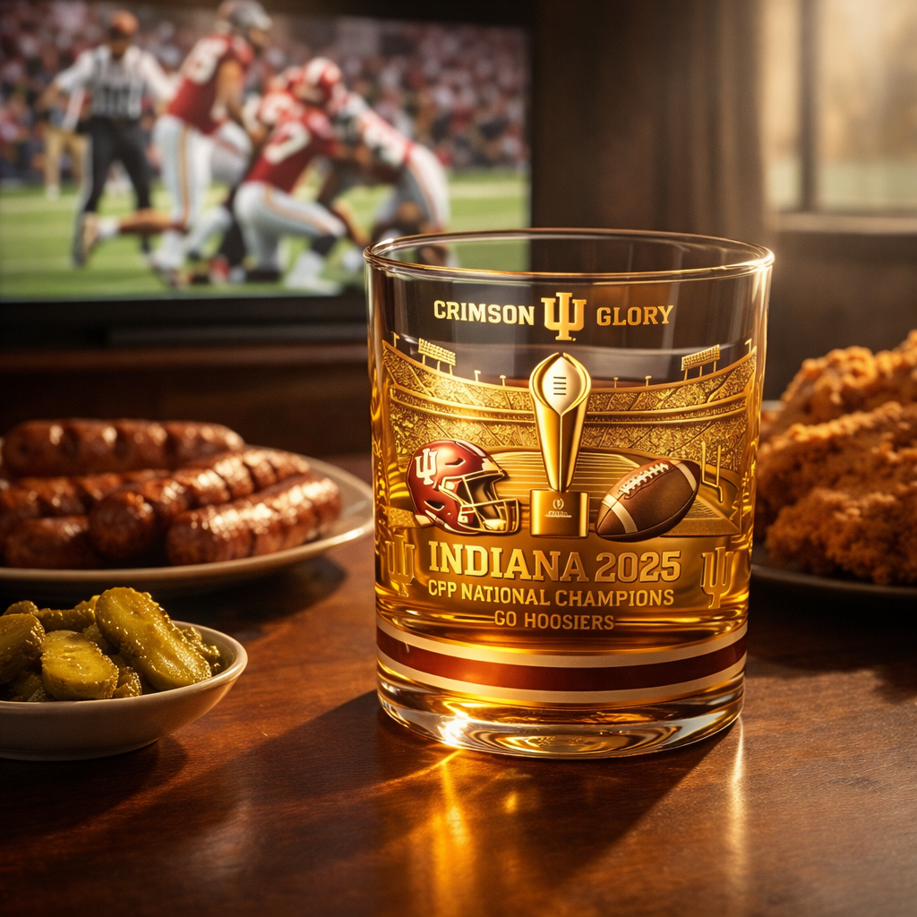 🏈 2025 Championship Legacy Whiskey Glass