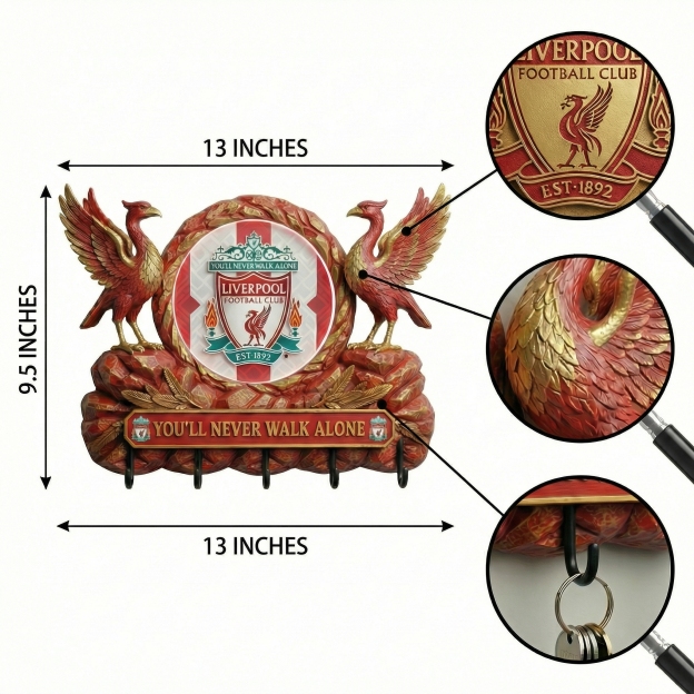 You’ll Never Walk Alone Guardian Bird Wall Key Holder