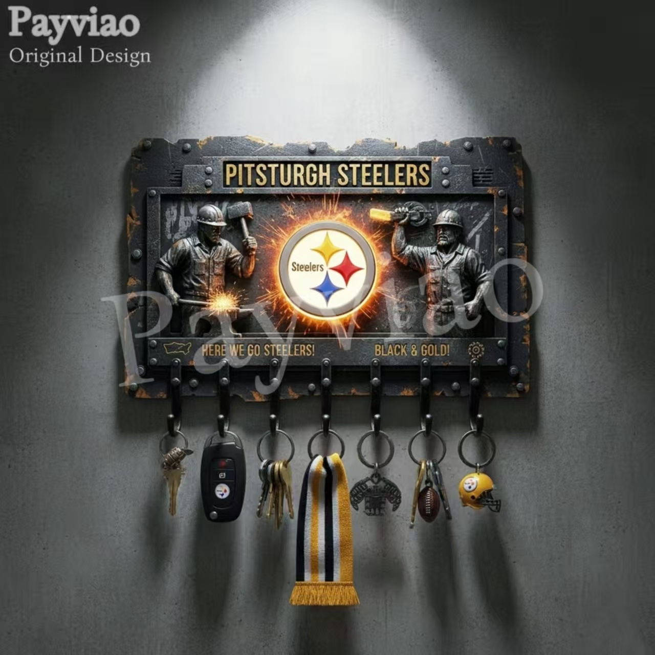 Originality Verification 🏈🌌 Spirit Guardian Wall Key Holder 🔑