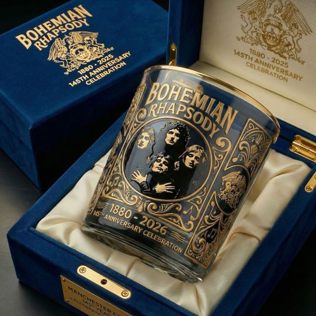 👑 Bohemian Rhapsody — Legacy Tribute Glass