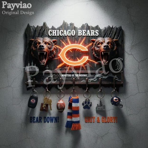 Originality Verification 🏈🌌 Spirit Guardian Wall Key Holder 🔑