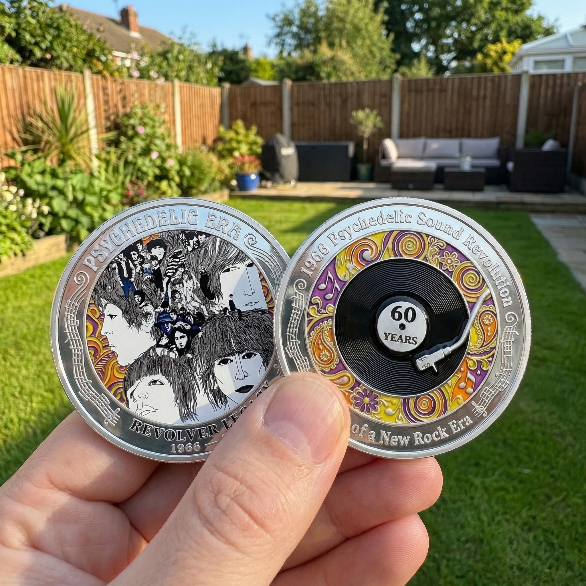 60th Anniversary 1966 Revolver Era Limited Edition Collector Coin 🎶