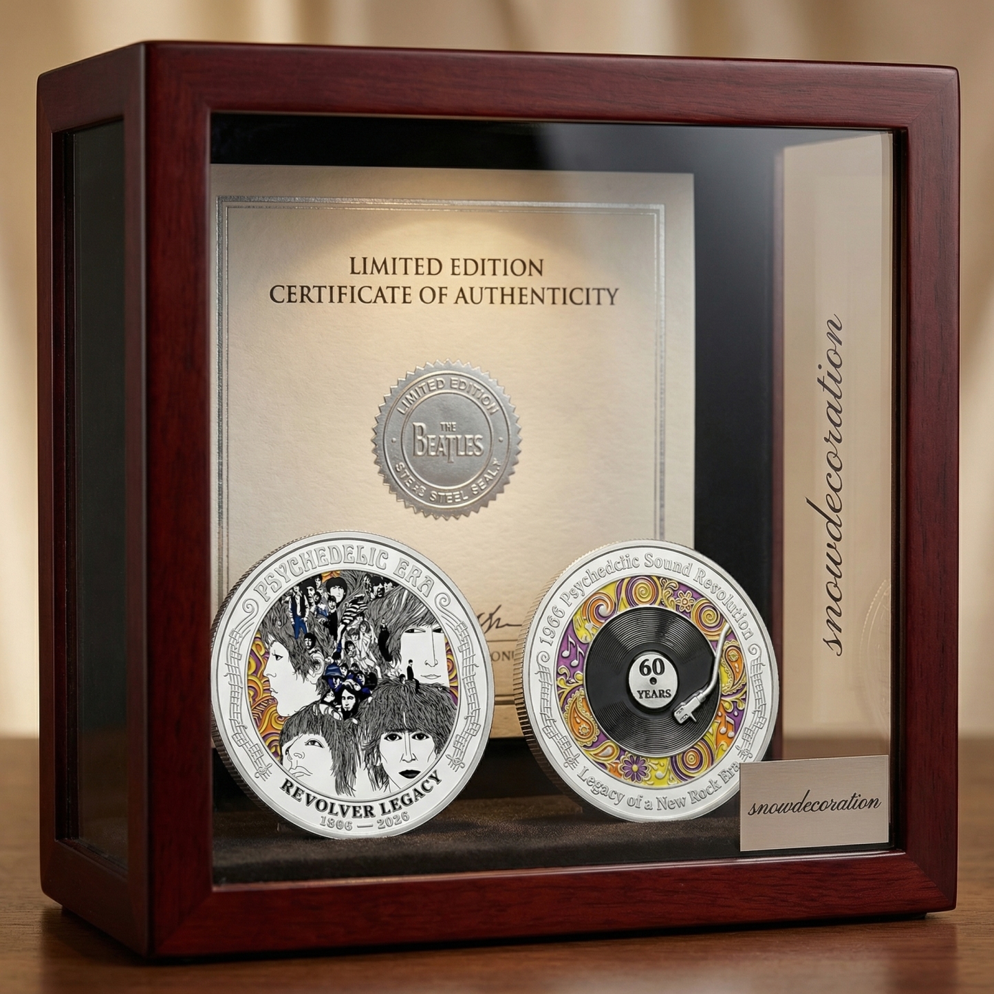 60th Anniversary 1966 Revolver Era Limited Edition Collector Coin 🎶