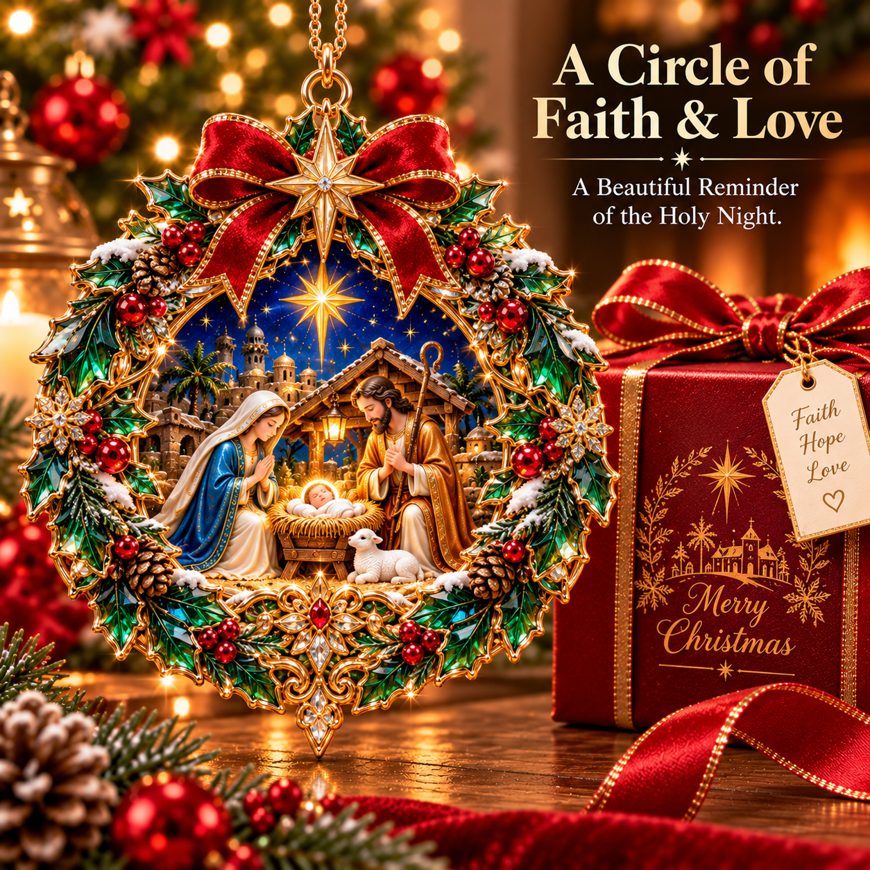 🔥Limited time 70% OFF -🎄✝️2026 Nativity Christmas Tree Ornament - Bring Faith & Joy to Your Christmas Tree