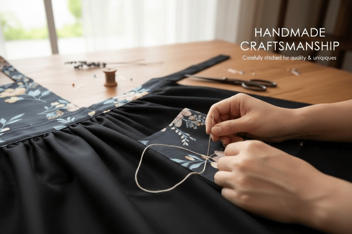 🔥 New Year Hot Sale 49% OFF👩‍🍳🌿Botanical Floral Apron – Handmade Beauty for Your Day(✨Waterproof)🌸✨