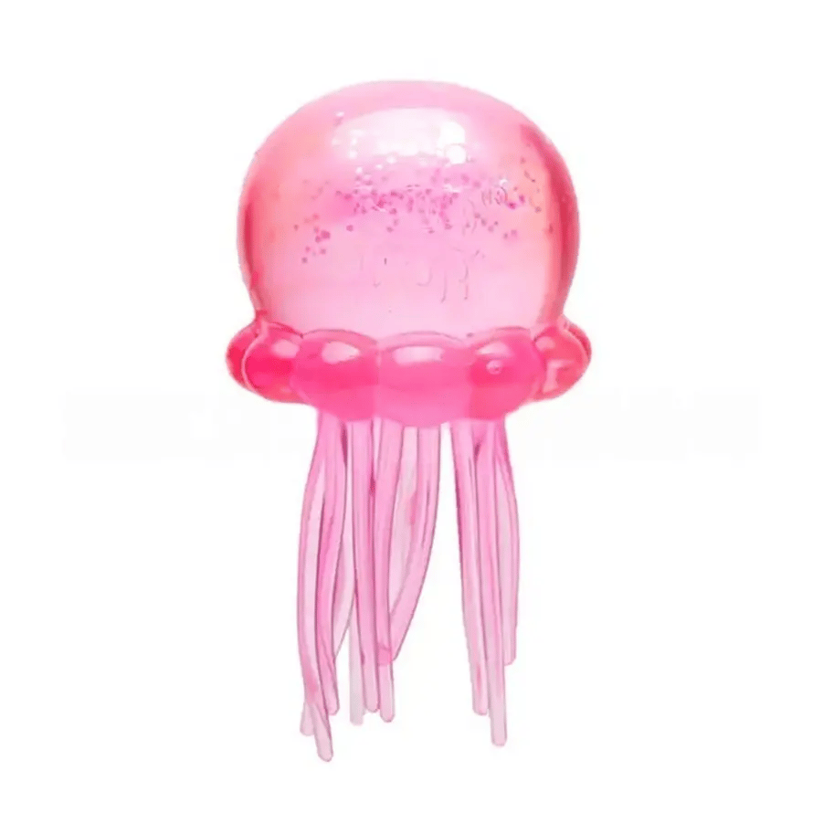 🐣EASTER SALE 49% OFF! ✨ Cute Glitter Jellyfish Squishy, Easter Basket Stuffer for Kids