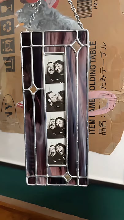 🔥 New Year Hot Sale 49% OFF✨📸 Handmade Stained Glass Photobooth Frame — Capture Moments in Color.🌈🖼️