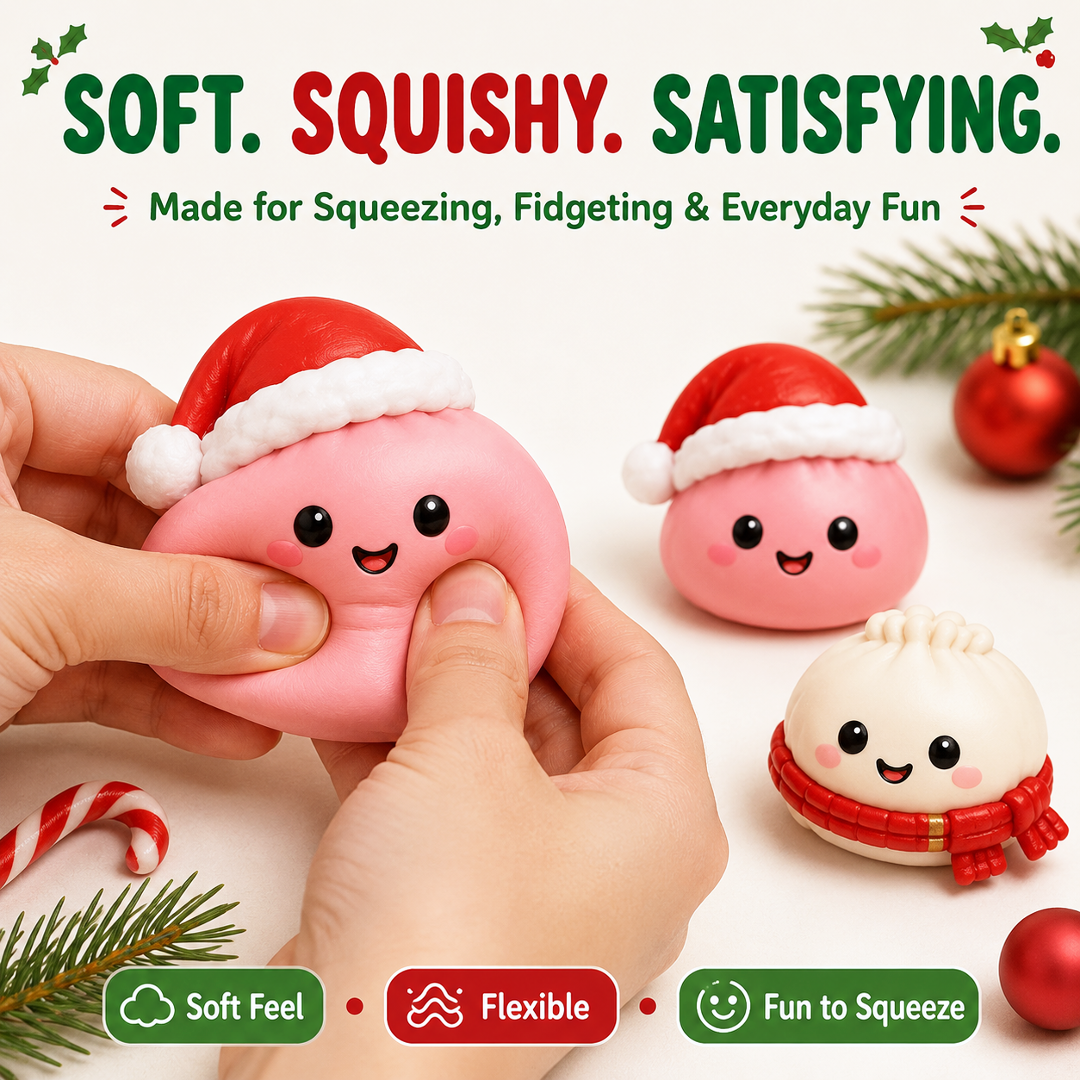 🔥Limited time 70% OFF -🎄🎁24 Days of Squishy Christmas Surprises – Open, Squish & Collect Every Day