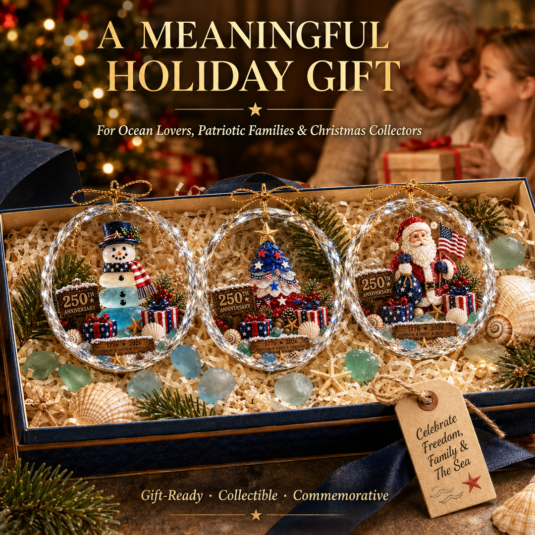 🔥Limited time 70% OFF -🌊🎄Ocean Christmas Ornaments – Coastal Holiday Charm for Your Tree