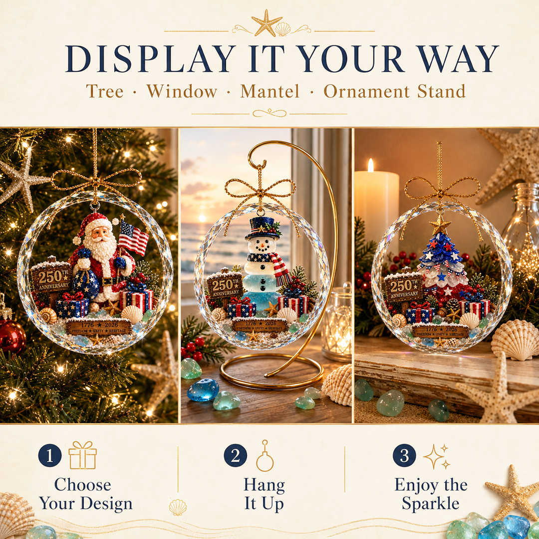 🔥Limited time 70% OFF -🌊🎄Ocean Christmas Ornaments – Coastal Holiday Charm for Your Tree