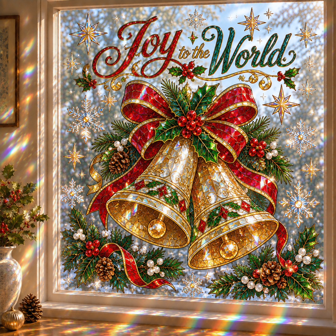 🔥Last 75pcs🎉-🎄🪟Christmas Classics Scenic Window Sticker – Turn Every Window Into a Christmas View