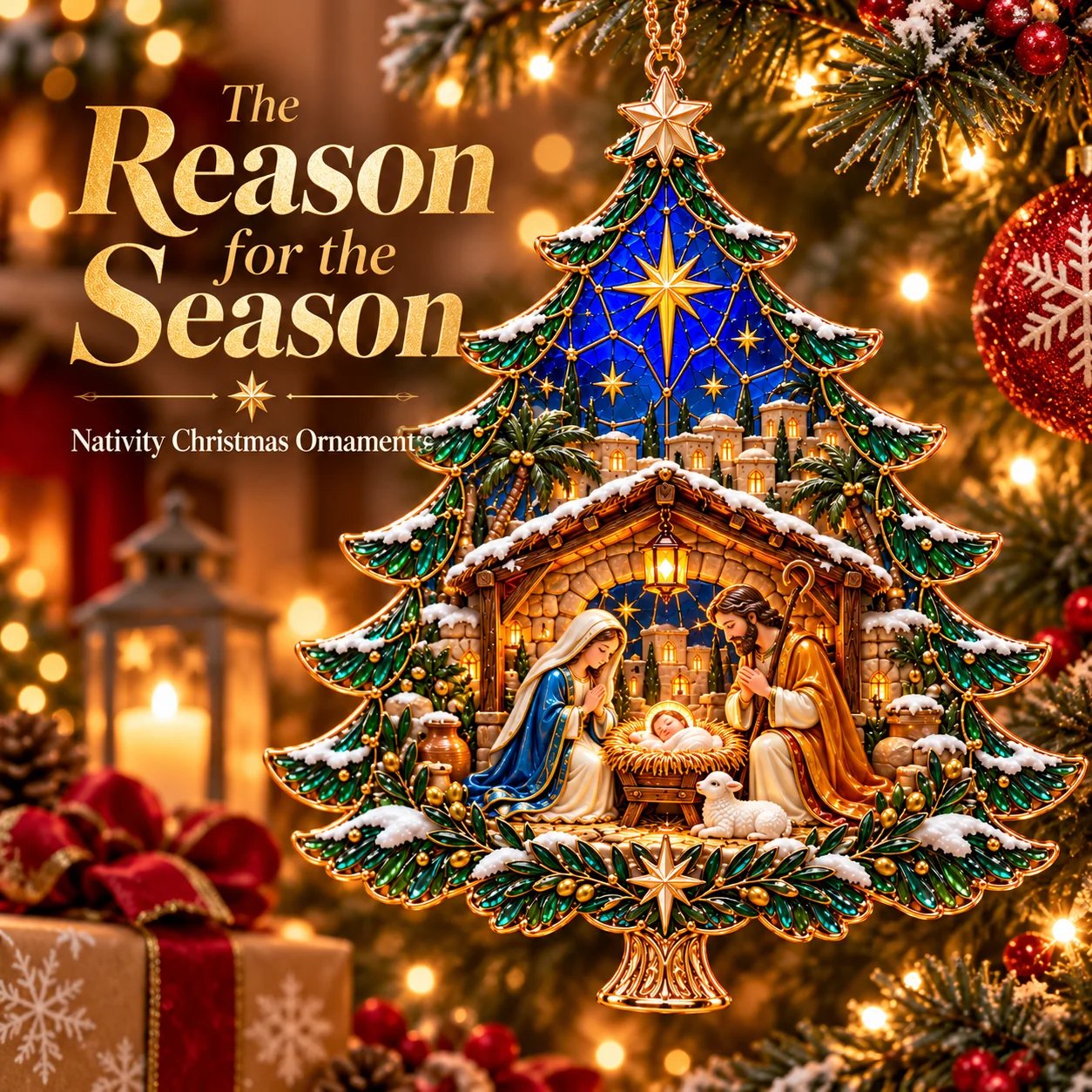🔥Limited time 70% OFF - 🎄✝️2026 Nativity Christmas Tree Ornament - Bring Faith & Joy to Your Christmas Tree