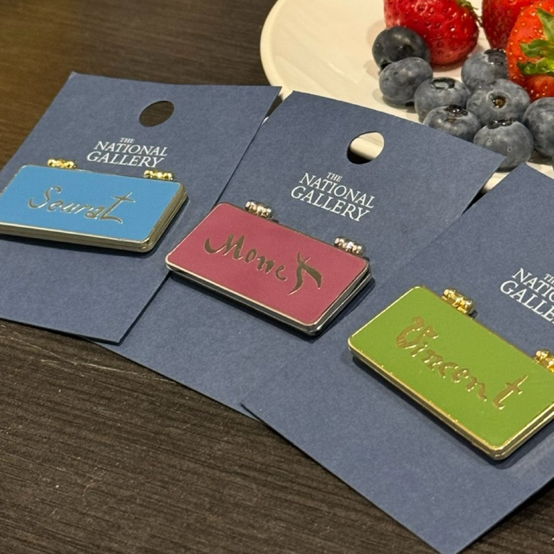 🎨 The National Gallery Artist Palette Enamel Pin