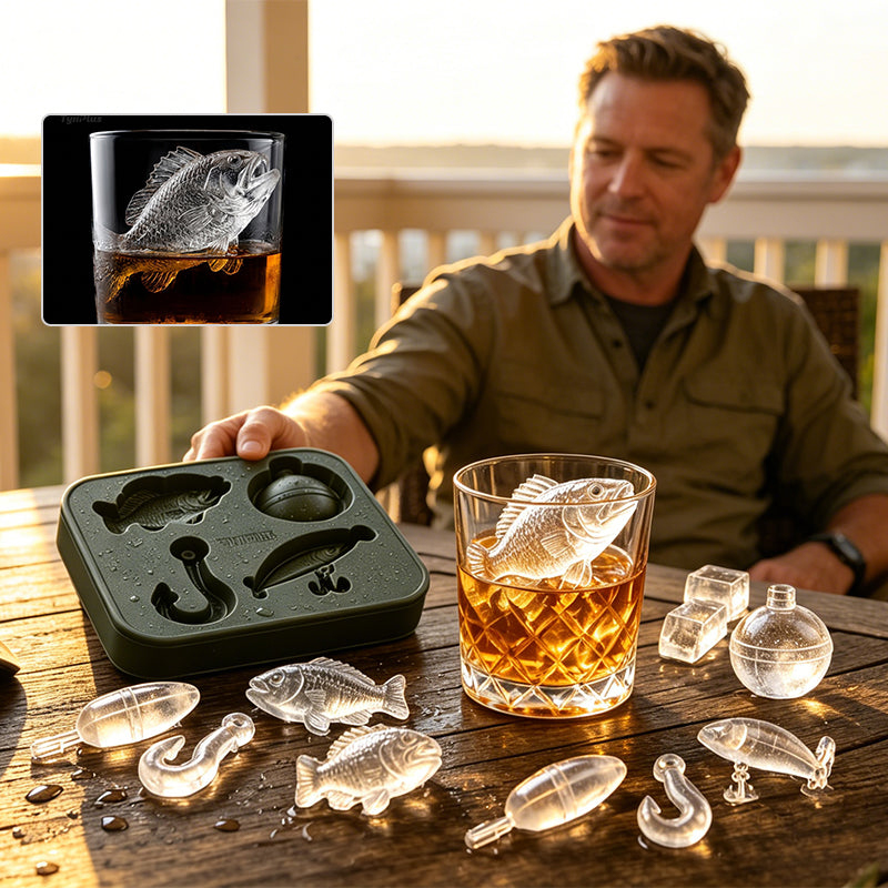 🔥 Limited Edition 🎁 Fishing-Themed Ice Mold Set🎣