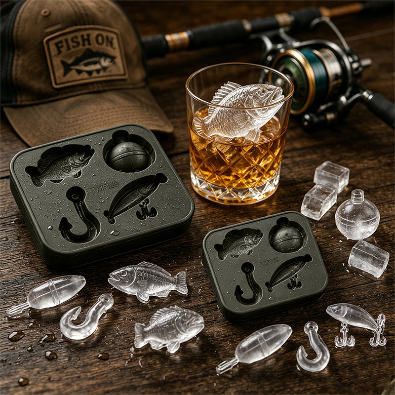 🔥 Limited Edition 🎁 Fishing-Themed Ice Mold Set🎣