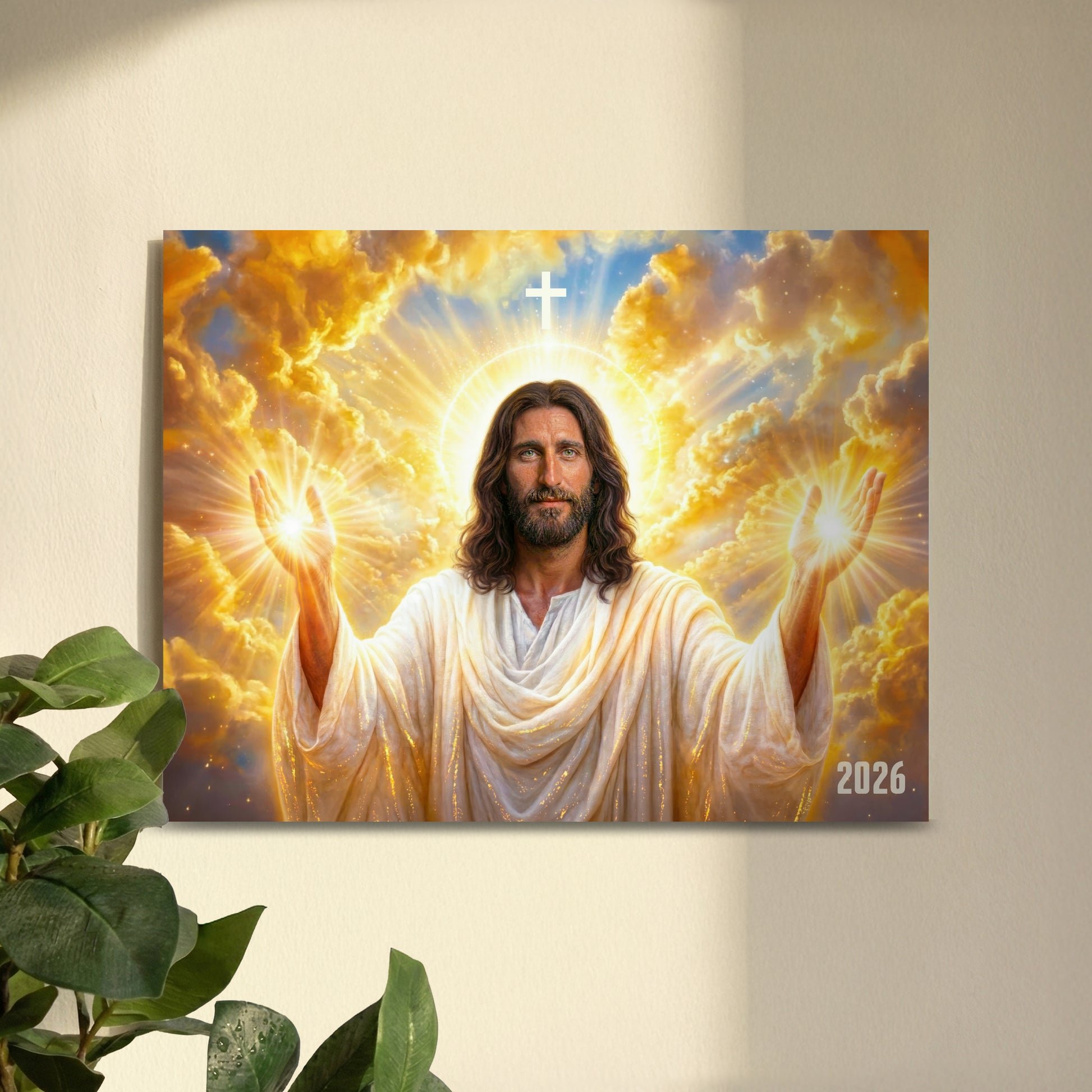🔥 New Year Hot Sale 49% OFF✝️📅Jesus Christ Exquisite Images 2026 Wall Calendar -Daily Faith, Peace & Divine Inspiration🙏✨