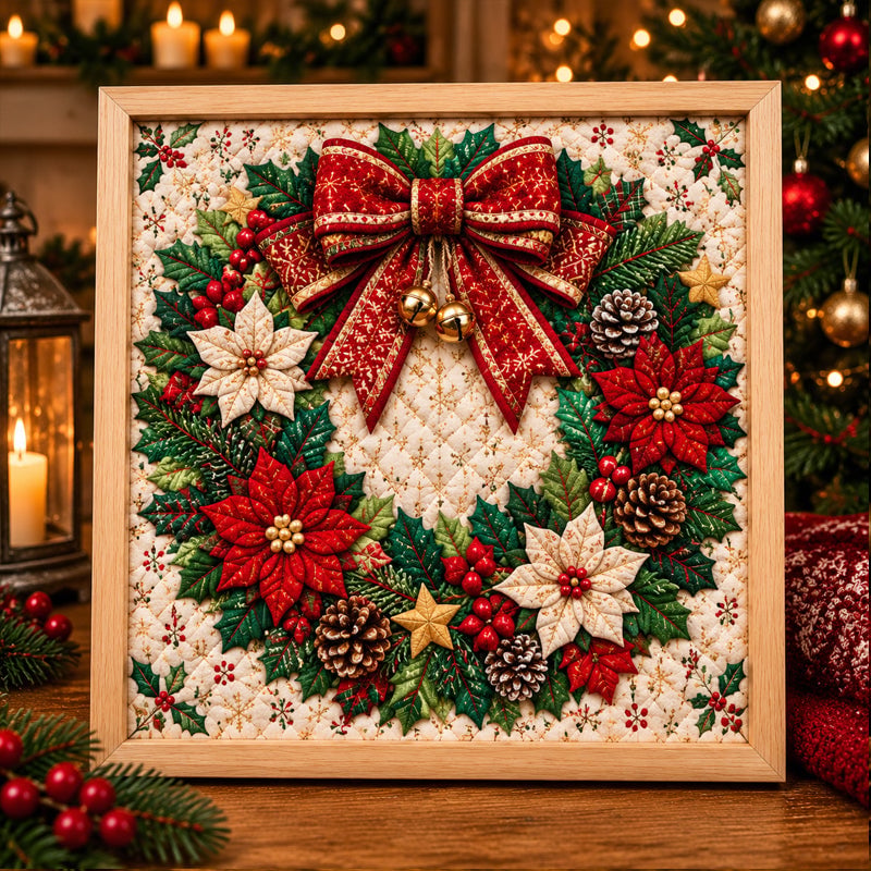 🔥Limited time 70% OFF - 🎅🧵DIY Christmas Fabric Art Painting Kit – Create Your Own Holiday Masterpiece