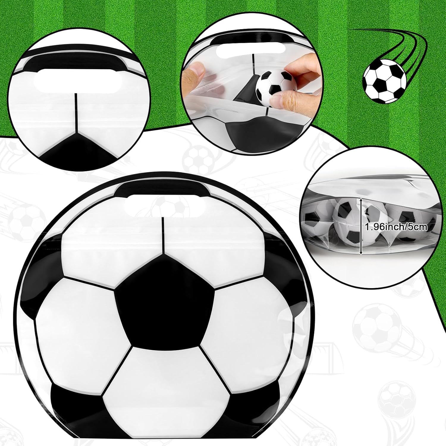 ⚽🏆 Soccer Party Favor Bags with Handles – Fill with Treats, Gifts & Game-Day Goodies