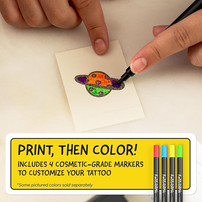 🎄Christmas Sale 49% Off🎨🖨️Tattoo Maker Create and Print Custom DIY Temporary Body Art✍️