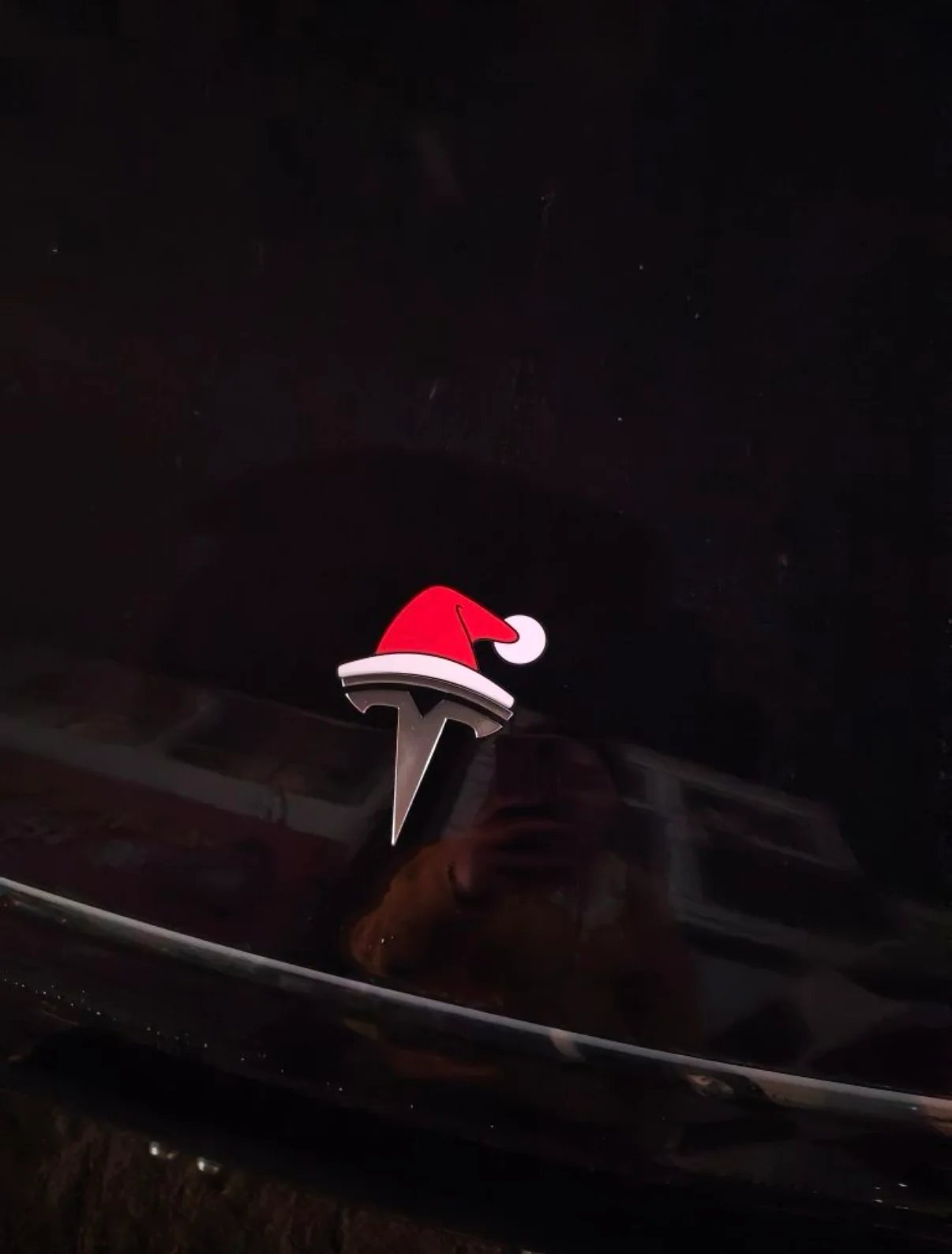🎄Christmas Hot Sale 49% OFF🎅3D Christmas Hat Car Sticker🚗