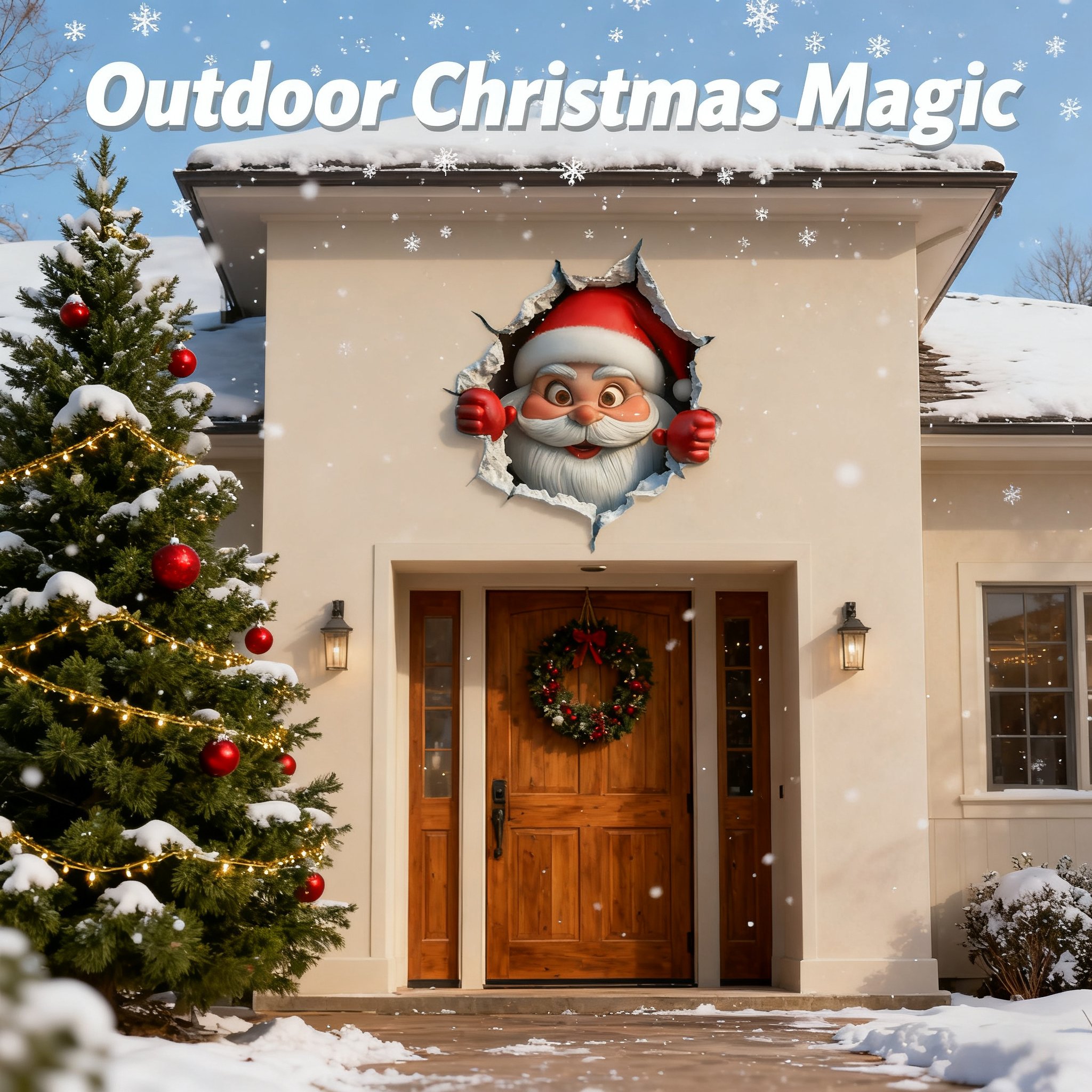 🎄Christmas Sale 49% Off 🎅Christmas Creative Wall Sticker😂