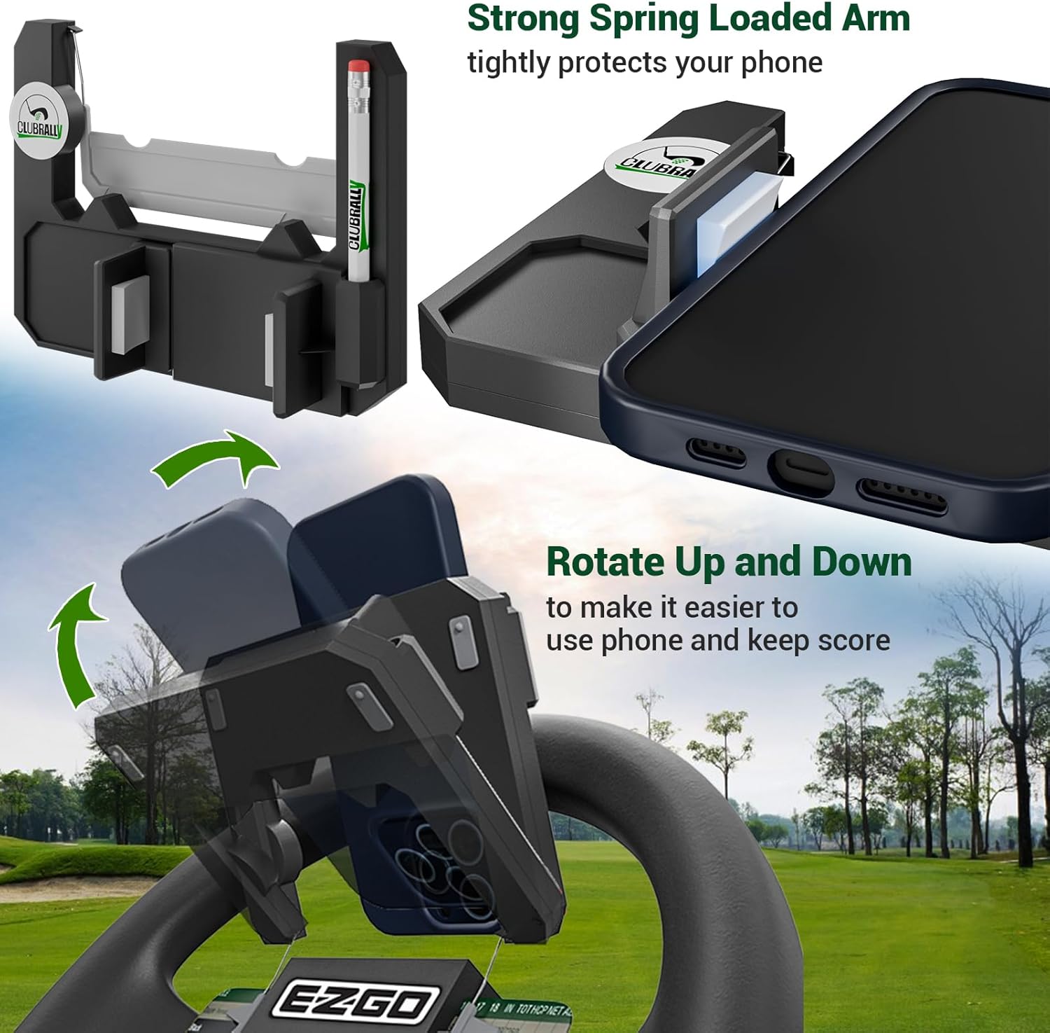 🎁Last Day 49% OFF -⛳Golf cart steering wheel phone holder