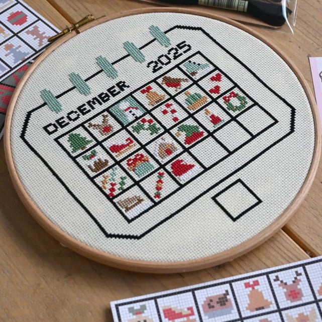 🎄Christmas Sale 49% Off 🧵Cross Stitch Advent Calendar 2025🎨