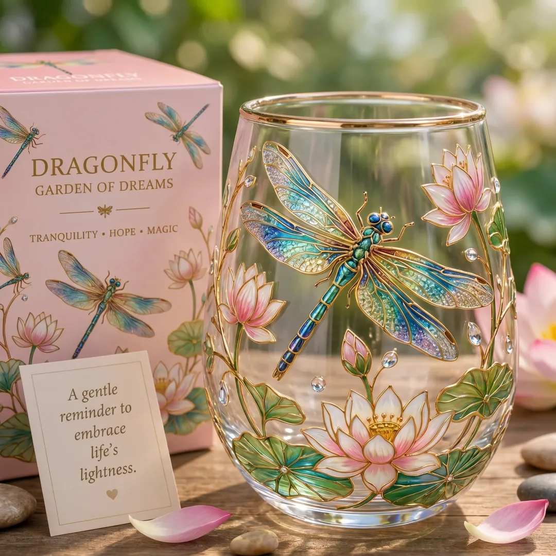 🌸🌿 Limited Edition 2026 Garden Morning Bliss Glass Tea Cup☀️☕