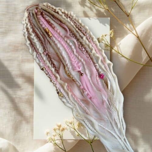 🔥 New Year Hot Sale 49% OFF👩🏼‍🦱🌊 Elastic Dread Ponytail — One-Minute Boho Magic✨💁‍♀️