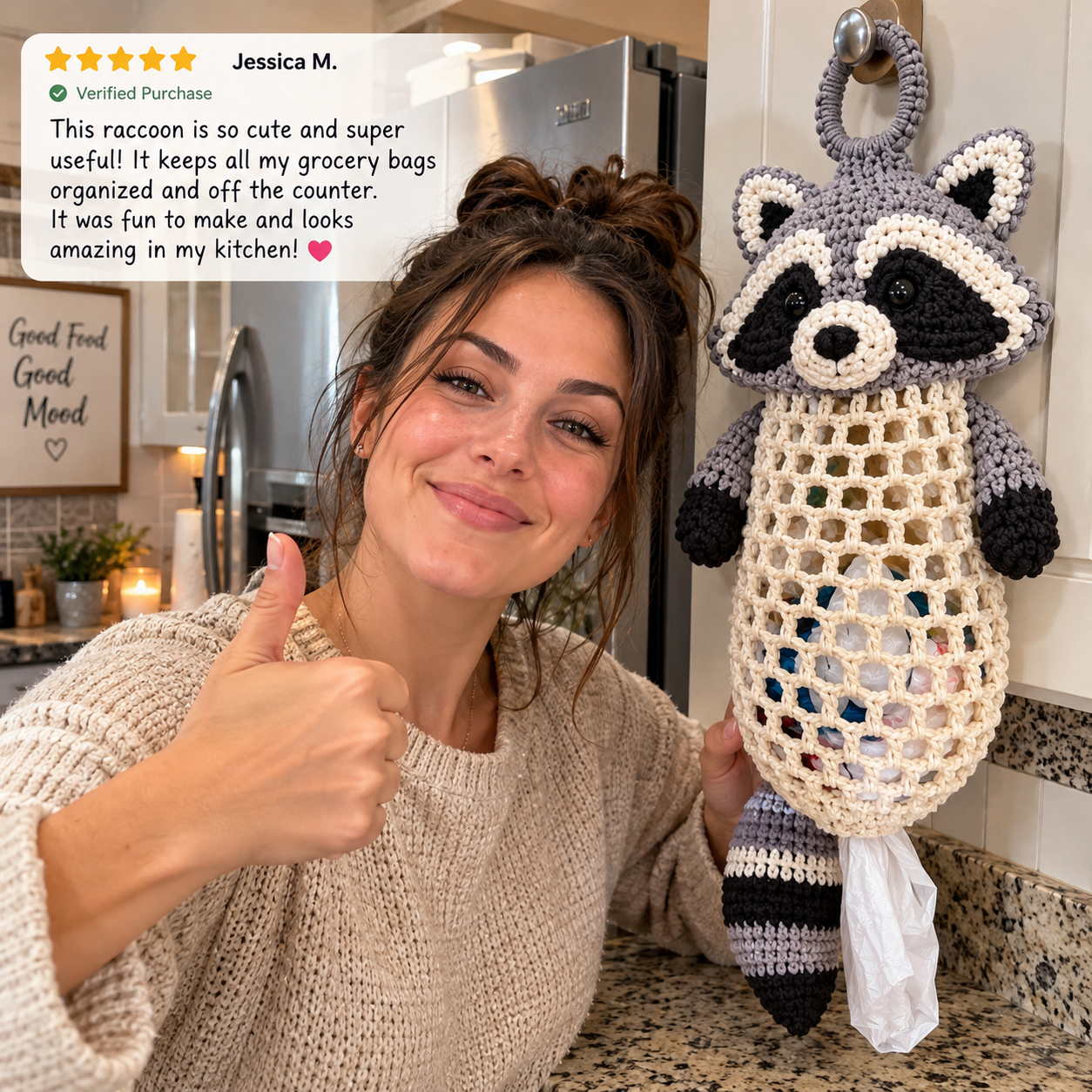 Animal crochet bag holder review photo 1 of 7
