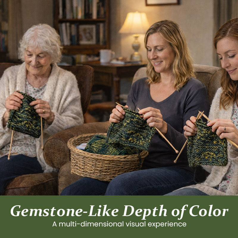 "Firefly" Iridescent Shimmer Yarn: A Touch of Magic in Every Stitch