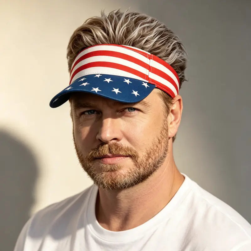 🎉American Flag Wig Hat - Celebrate 250 Years of American Heritage in Style!