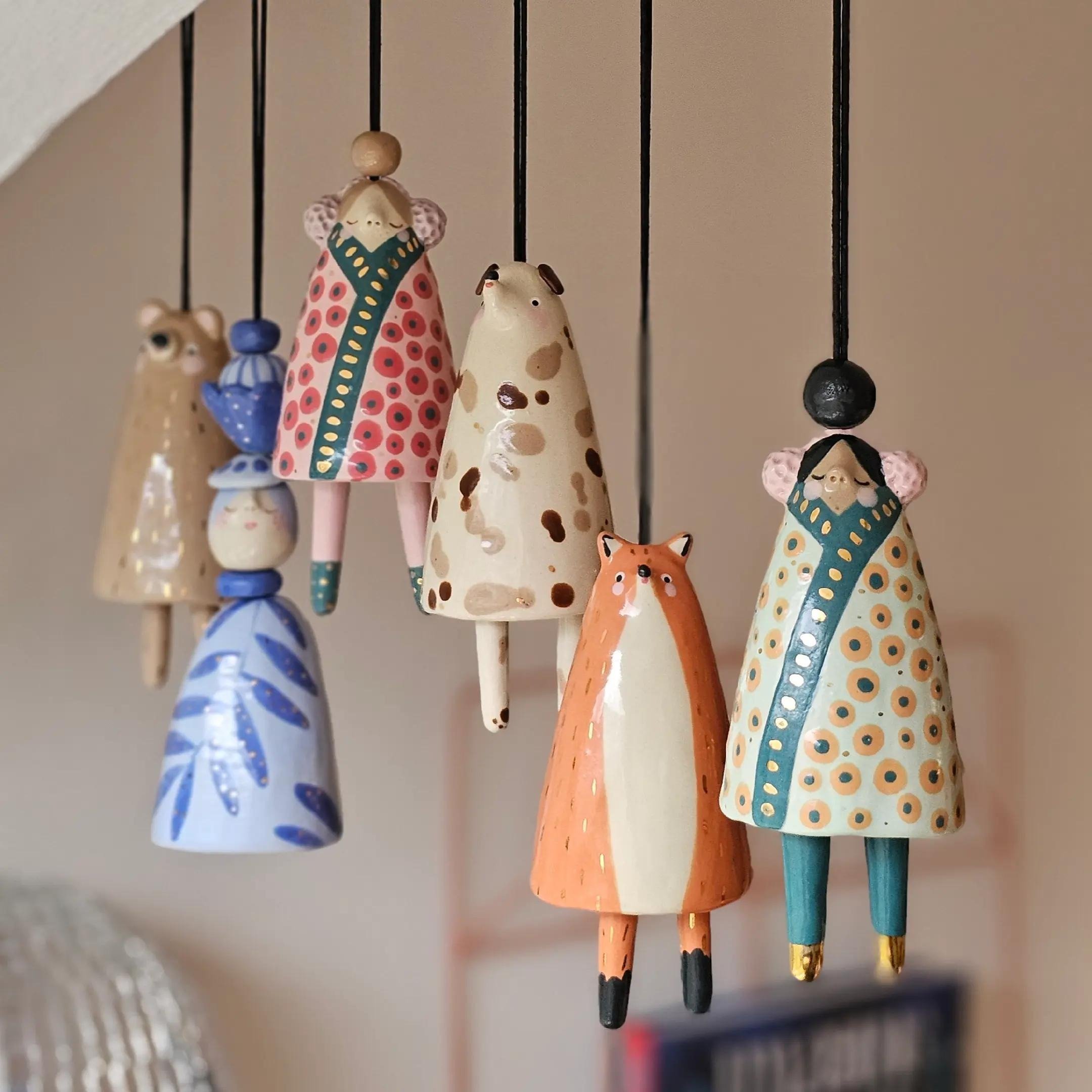 🔥 New Year Hot Sale 49% OFF🔔✨ Handmade Ceramic Bells Collection  — Timeless Chimes for Home & Heart 🌿💫