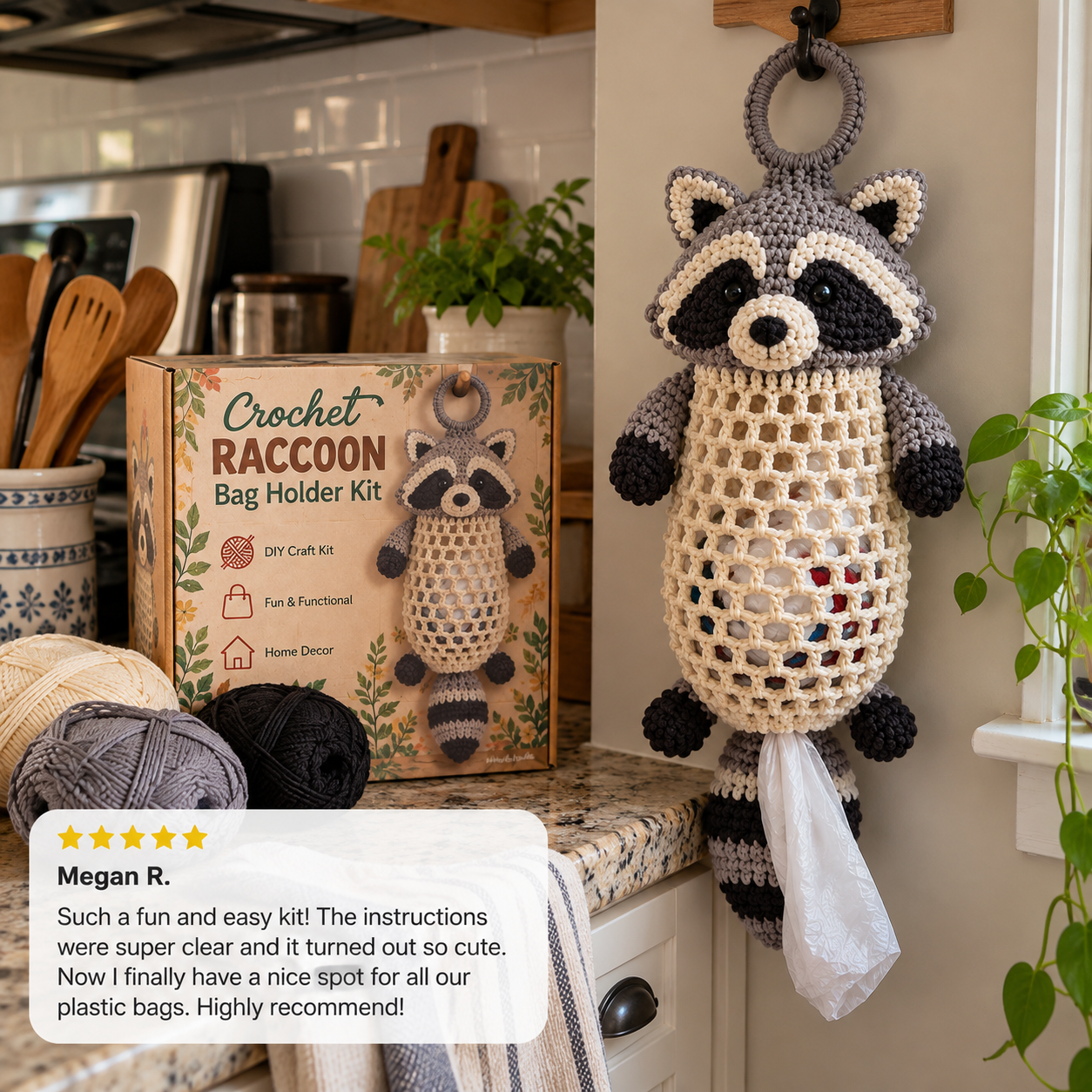 Animal crochet bag holder review photo 4 of 7